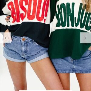 NWT-BISOU! RUGBY LONG SLEEVE - VINTAGE NAVY COMBO